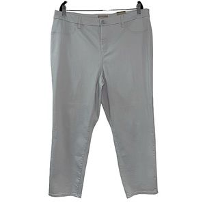 Chico's Ankle Denim Girlfriend Jean Moonlight Gray